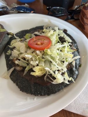 Sope de huitlacoche   at El Huauzontle in Chihuahua