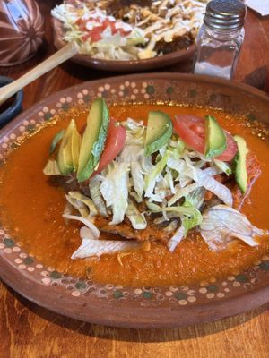 Taco de papa bañado  #Veganuary at El Huauzontle in Chihuahua