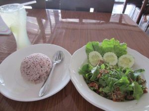 Duck salad, 25,000 kip. at Cuisine d'or Vegetarian Food in Vientiane