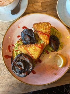 Avocado on toast at Riverview Kitchen in Durham