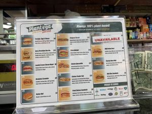 Vegan sandwich menu  at 8th Avenue Gourmet in New York City