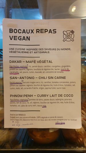  at Café de la Maison du Zéro Déchet - Cafe of the Zero Waste House in Paris