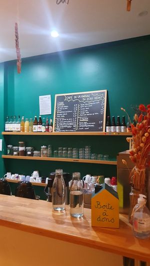  at Café de la Maison du Zéro Déchet - Cafe of the Zero Waste House in Paris