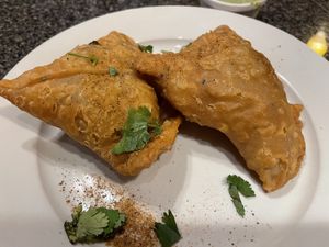 Vegetable samosa  at Taj Mahal in Orlando