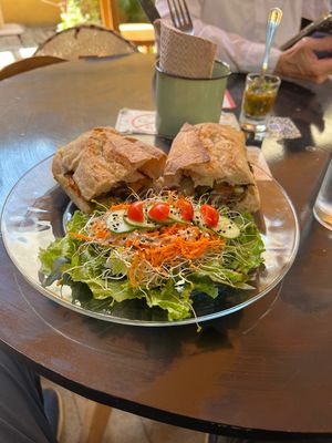 Ciabatta Fajitas   at La Selva de los Gatos in Oaxaca