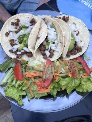Taco de suadero  at La Selva de los Gatos in Oaxaca
