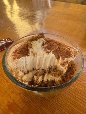 Tiramisu at La Selva de los Gatos in Oaxaca