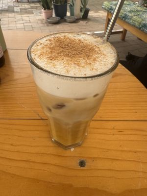 Iced cappuccino ❤️  at La Selva de los Gatos in Oaxaca