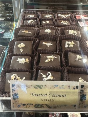Toasted coconut truffles  at Sweet Paradise Maui in Kihei