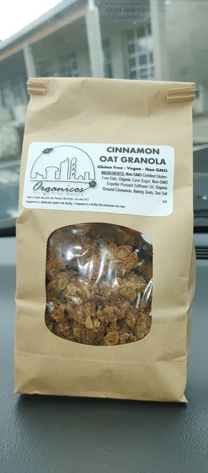 Granola at Organicos Bakery in Phoenix
