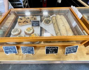 Display case   at Organicos Bakery in Phoenix