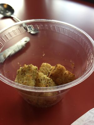 Croutons  at Soupergirl - Takoma in Washington