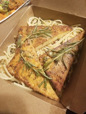 Tofu piccata at Ipanema in Richmond