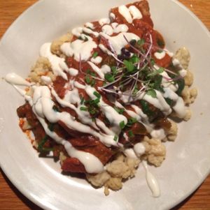 Tempeh Paprikash! at Ipanema in Richmond