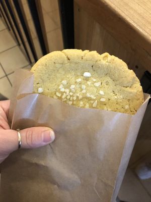 lemon cookie to go (2,40€)  at Cafe Hanseatica in Tubingen