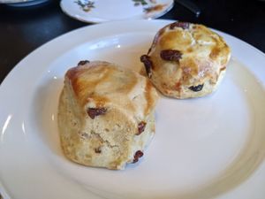 Vegan after tea scones at The Pentland in Edinburgh