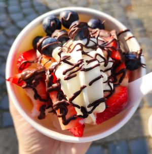 Vegan frozen yogurt at YOMARO - Wolbecker Str in Muenster