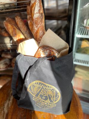 sourdough bread  at Arizmendi Bakery and Pizzeria in Emeryville