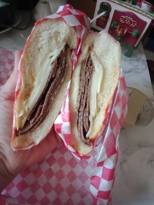 Louis Vuitton french dip at Plant Based Boss in Hickory