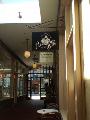 Entrance at Plant Based Boss in Hickory