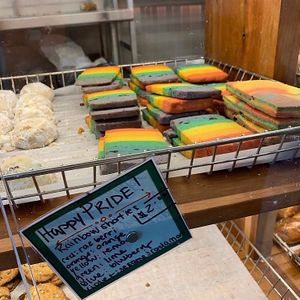 . at Arizmendi Bakery in San Rafael