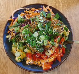 Falafel Poke bowl - 79DKK #Veganuary at Mo'rice in Randers