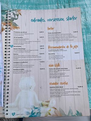 Menu (July 2023)  at Träumeria Son Moll & Lounge in Mallorca