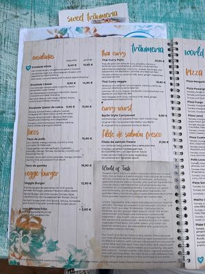 Menu (July 2023)  at Träumeria Son Moll & Lounge in Mallorca