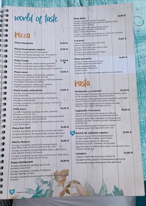 Menu (July 2023)  at Träumeria Son Moll & Lounge in Mallorca