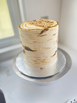 Birch Birthday Cake at Indigo Valley in Wasilla