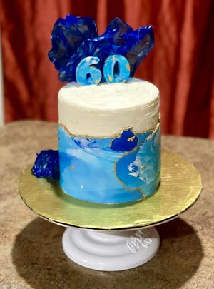 Custom Birthday Cake at Indigo Valley in Wasilla