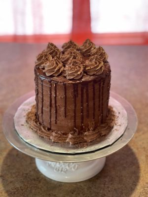 GF Chocolate Cake at Indigo Valley in Wasilla