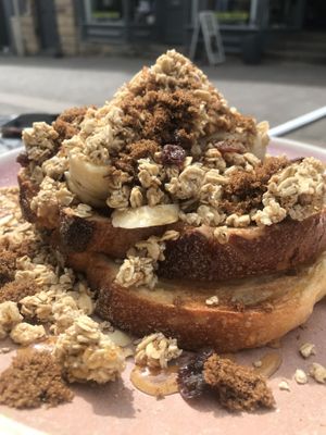 Peanut butter toast  at Chapters in Durham