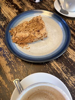Vg biscoff cake   at Chapters in Durham