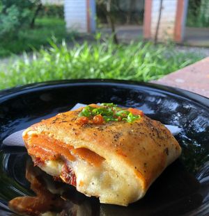 "joelho/bauru" at Nabati Comida Vegana in Natal