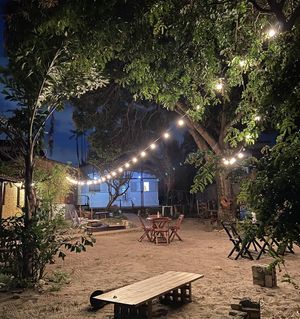 interior on @embarcocultural at Nabati Comida Vegana in Natal