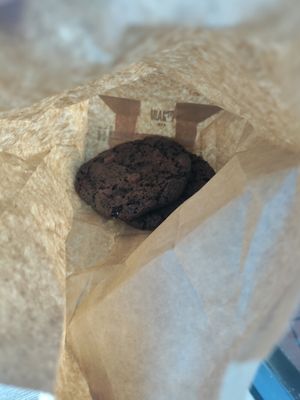 Mint chocolate chip cookies to go at Arizmendi Bakery - Lakeshore in Oakland