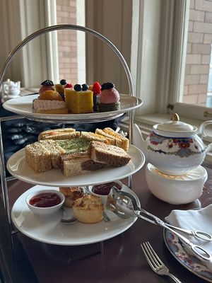 Vegan tower  at Tea at The Empress in Victoria