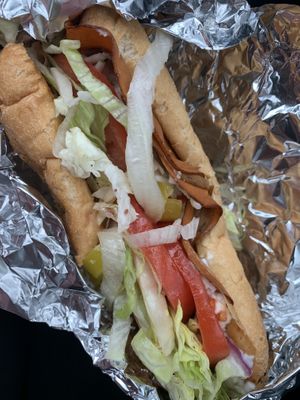 Italian sub at Harrison Street Cafe in Richmond