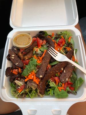 Tempeh salad  at Harrison Street Cafe in Richmond