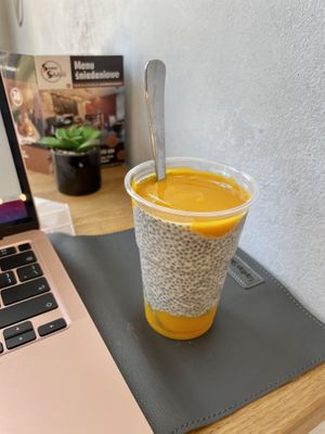 Chia mango pudding  at Sama Słodycz in Krakow