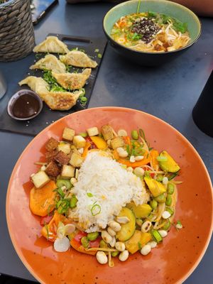 Red Curry mit Tofu at Who Killed The Pig in Giessen