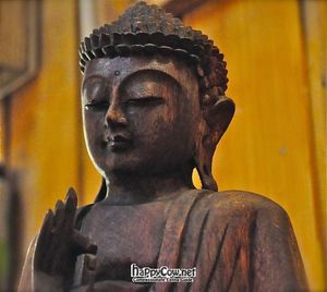 Buddha at Lounge Brasil in Pucon