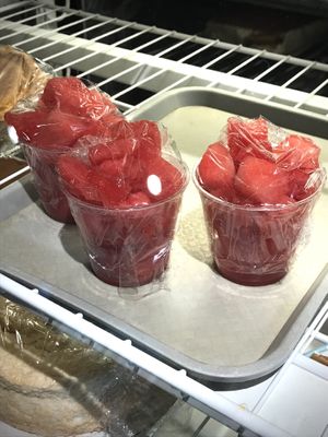 watermelon cups  at Taylor Books in Charleston