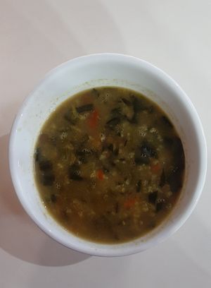 Kitchari at Govinda's Healthy Cafe in Ulaanbaatar