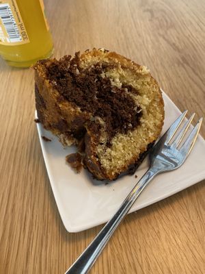 Marmorkuchen  at Café August in Freiburg