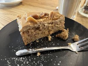 Erdnusskuchen  at Café August in Freiburg
