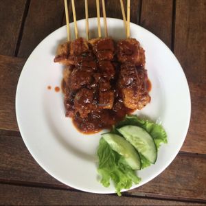 satay at Tasty Vegan in Seminyak