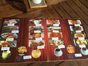 menu at Tasty Vegan in Seminyak