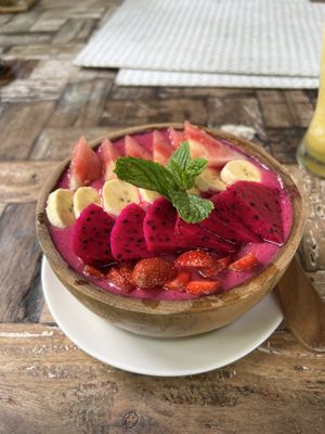 Smoothie bowl without granola   at Tasty Vegan in Seminyak